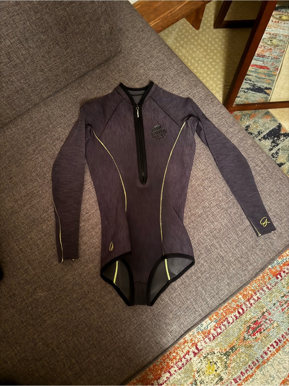 RIP CURL G-Bomb 1mm Long Sleeve Spring Shorty Fatigue